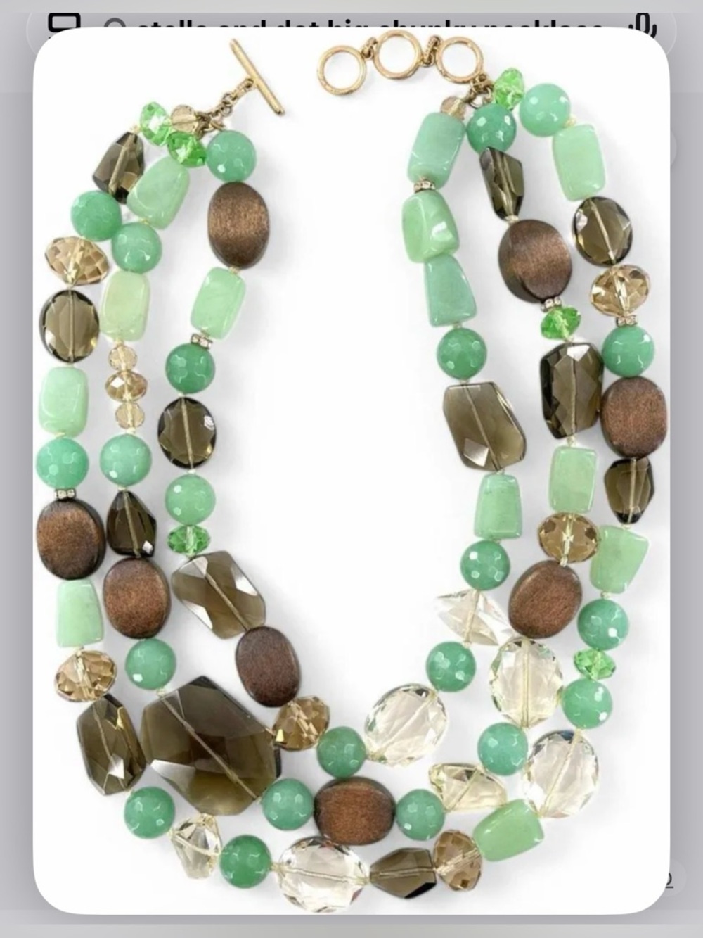 Stella & Dot Camilla retired necklace. Comes new in bag.